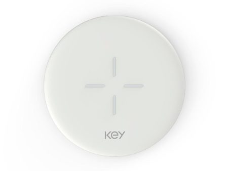 Key Trådløs Universal Oplader 10W - Hvid Cheap