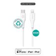 eSTUFF INFINITE MFI USB-C til Lightning Kabel 3 m - 12W - 100% Genbrugsplastik - Hvid Online Sale