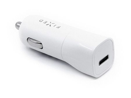 Fixed Biloplader - USB-C PD 18W - Hvid on Sale