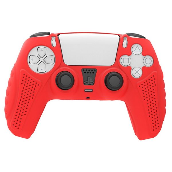 DualSense Controller Silikone Cover - Rød Fashion