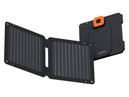 Xtorm SolarBooster Foldbar Solcelle Oplader 14W m. USB-A & USB-C - Sort For Sale