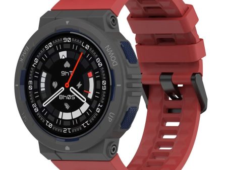 Amazfit Active Edge Silikone Rem m. Stifter - Rød For Discount