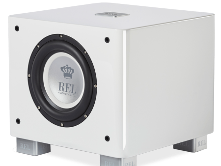 REL T 7x Subwoofer (High Gloss White) on Sale