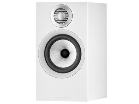 B&W 606 S3 Bookshelf Speaker - Matte White Fashion