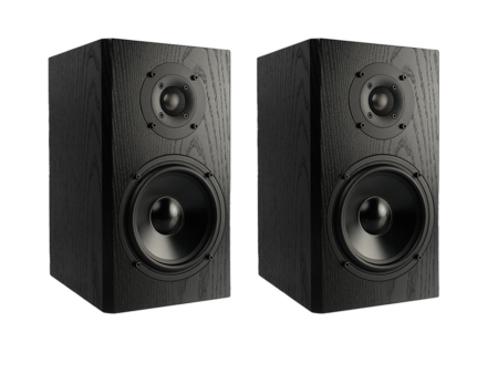 KLH Kendall 2B  Bookshelf Speakers in Black Oak (Pair) Supply