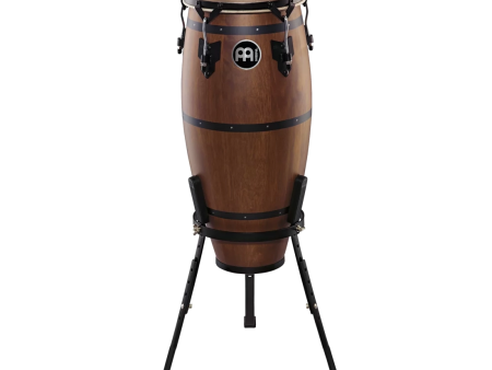 Meinl 10  Traditional Conga With Stand - Walnut Brown For Sale