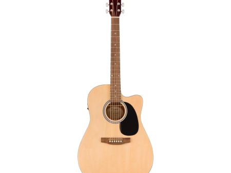 Fender FA-25CE Dreadnought Acoustic Electric Guitar - Natural For Sale