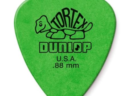 Dunlop 418P88 Tortex Standard Guitar Pick - .88 Green For Cheap