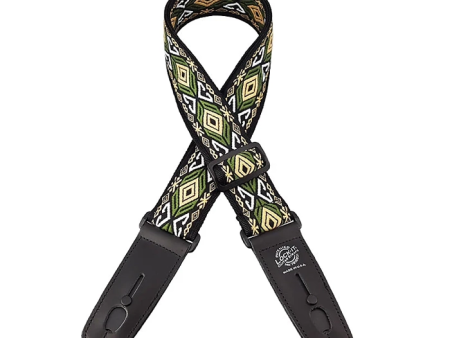 Lock-It Straps Retro Vintage Series Jacquard Strap  - Emerald Isle on Sale