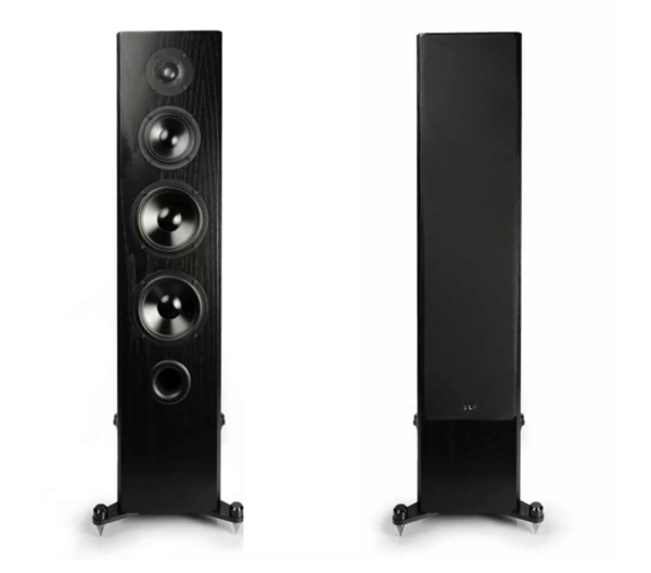 KLH Kendall 2F Floorstanding Speakers in Black Oak (Pair) Hot on Sale