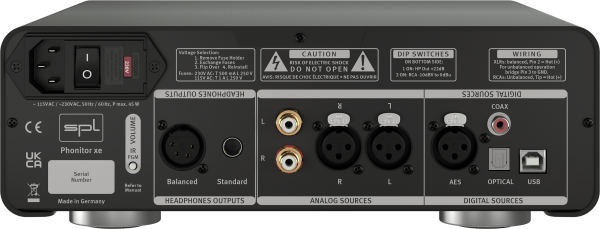 SPL Audio Phonitor ex Headphone Amplifier with optional DAC 768 Fashion