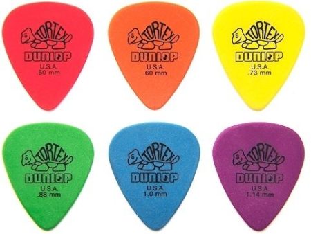 Dunlop 4180 Tortex Standard Gauged Plectra Guitar Pick - Each For Discount