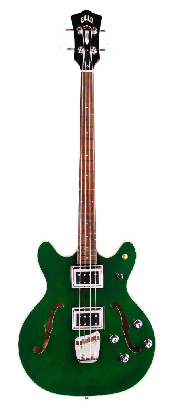 Guild Starfire Bass II 4 String Semi-Hollowbody Electric Bass - Emerald Green Online Hot Sale