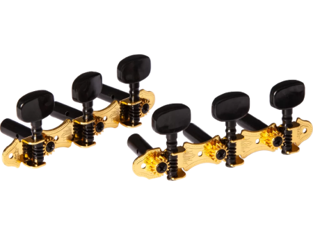 Ortega Family Series Guitar Tuning Machines Gold Black Online now