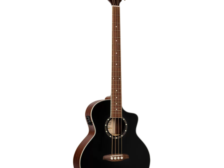 Ortega D8CE-4 Deep Series 8 4-String Acoustic Electric Bass Guitar Online Sale