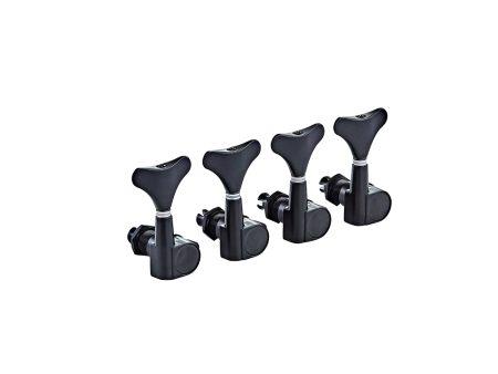 Ortega Otmeb4l Guitars Die Cast Bass Guitar Tuning Machines - Gloss Black Online now