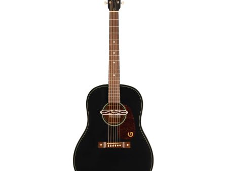 Gretsch Jim Dandy Deltoluxe Dreadnought Acoustic-Electric Guitar - Black Discount