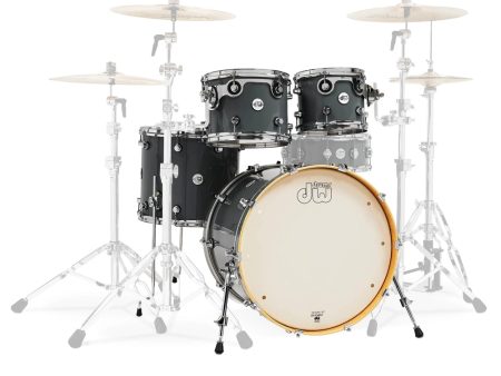 DW Design Series 4-Piece Shell Pack - Steel Grey Supply