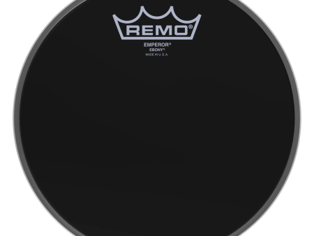 Remo 8  Emperor Ebony Drumhead For Discount