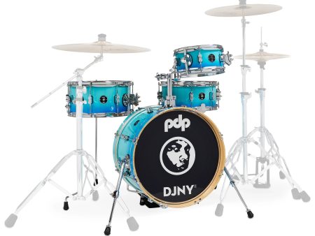 PDP Daru Jones New Yorker II 4-Piece Shell Pack - Blue Fade Online Sale