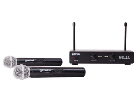 Gemini UHF-02M: Wireless Microphone System Online Hot Sale