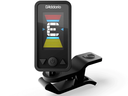 D addario Eclipse Rechargeable Clip-On Tuner - Black Sale