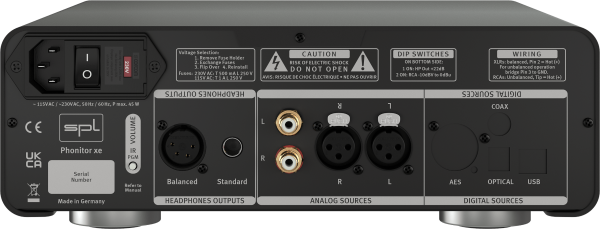 SPL Audio Phonitor ex Headphone Amplifier with optional DAC 768 Fashion