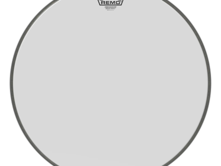 Remo 18  Ambassador Smooth White Bass Drumhead Online