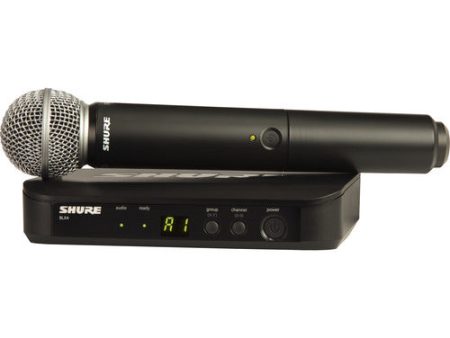 Shure BLX24 SM58 Wireless Handheld Microphone System J10 Band Discount