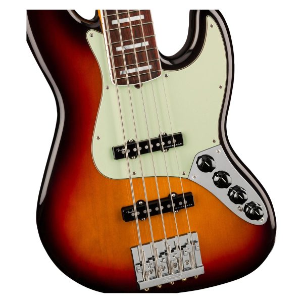 Fender American Ultra Jazz Bass V Electric Bass  - Ultraburst Discount