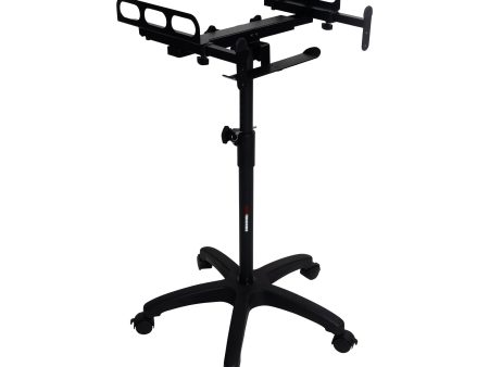 Gator Frameworks Height and Angled Adjustable Wheeled Mixer Stand Online Sale