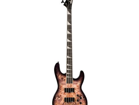 Jackson Js Series Concert Bass Cb JS3P Bass Guitar - Black Burst Burl For Discount