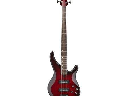 Yamaha TRBX604FM 4-String Electric Bass Guitar - Dark Red Burst Sale