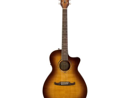 Fender Alternative FA-345CE Auditorium Acoustic Electric Guitar - 3-Tone Tea Burst on Sale