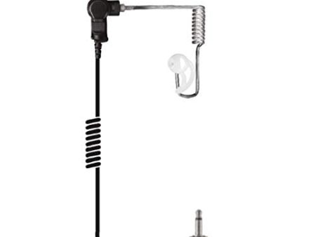 Earphone Connection Long Tube Listen Only Earpiece,Black (EP1089SC) For Sale